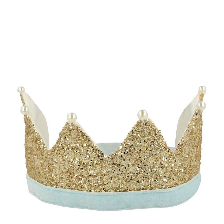 Gold & Pearl Party Crown
