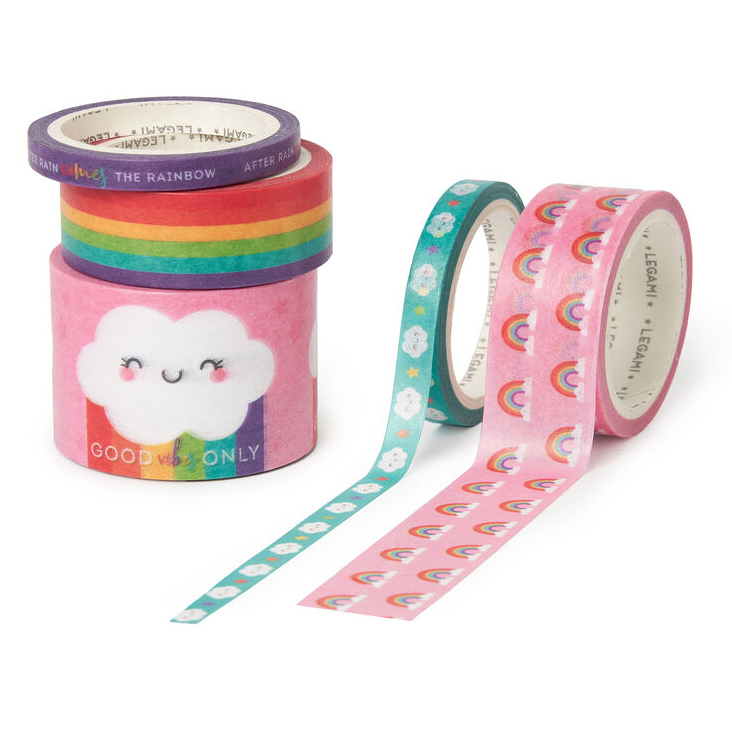 Set Papierklebebänder Rainbow