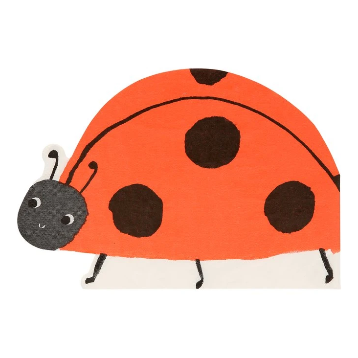 Servietten Ladybird Meri Meri