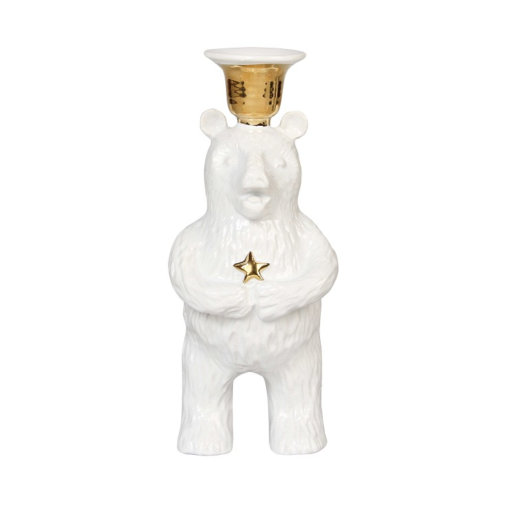 Kerzenständer Bär