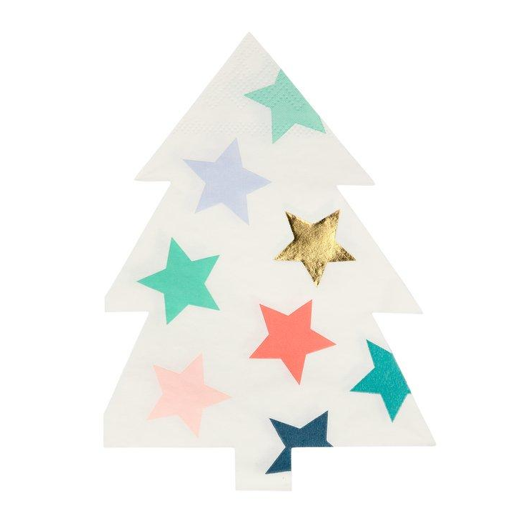 Servietten Patterned Tree