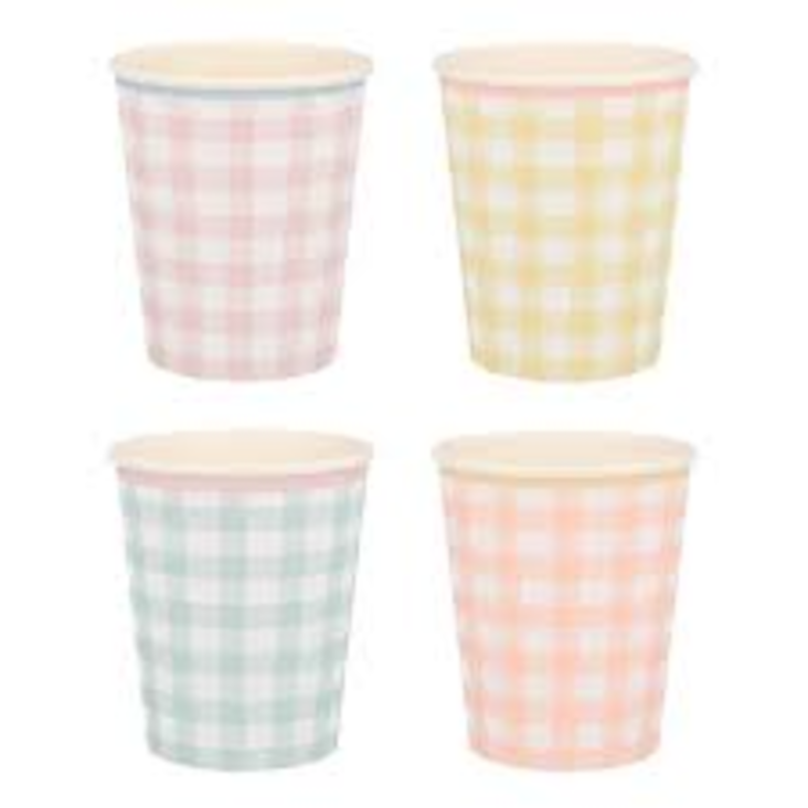 Meri Meri Gingham Cups