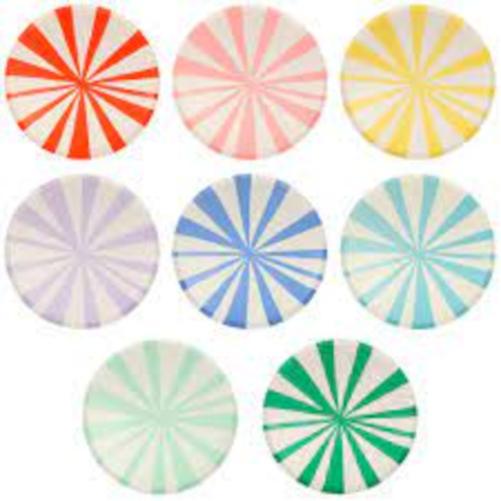 Mixed Stripe Side Plate