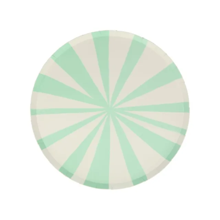 Meri Meri Mint Stripes Side Plates
