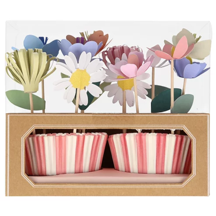 Meri Meri Flower Garden Cupcake Kit