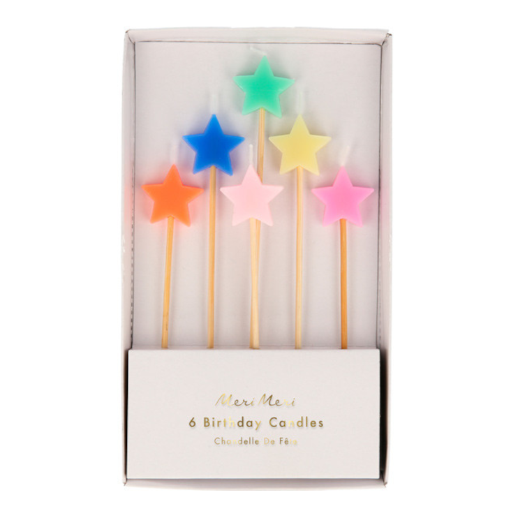 Meri Meri Mixed Star Candles