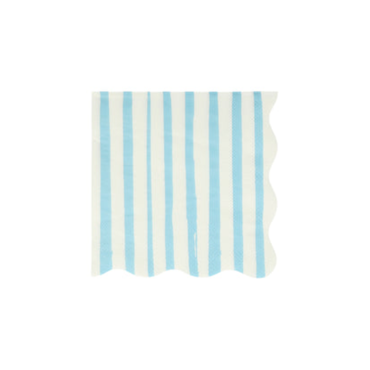 Meri Meri Blue Stripe Small Napkins