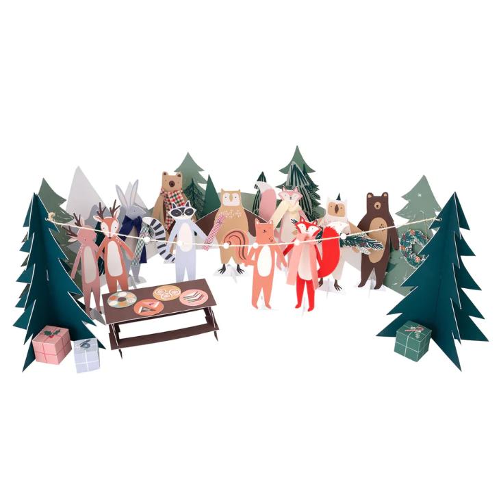 Adventskalender Woodland Paper Play