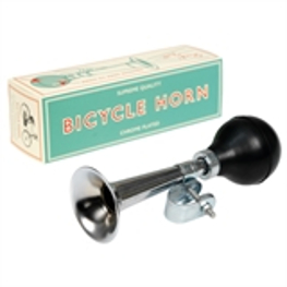 Fahrradhorn silber retro