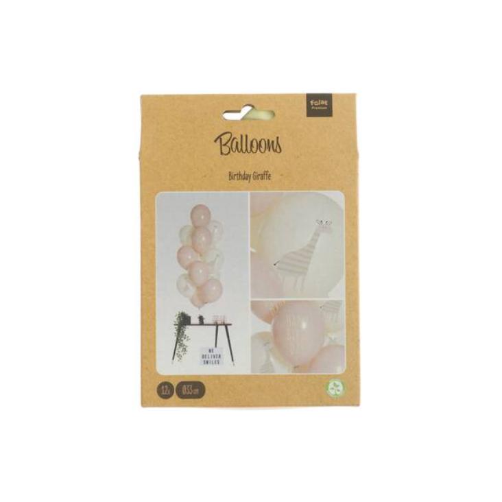 Ballons Birthday Giraffe - Beige