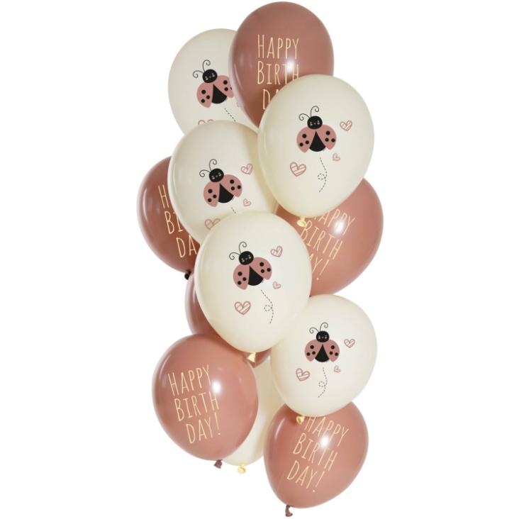Ballons Birthday Ladybug - 0