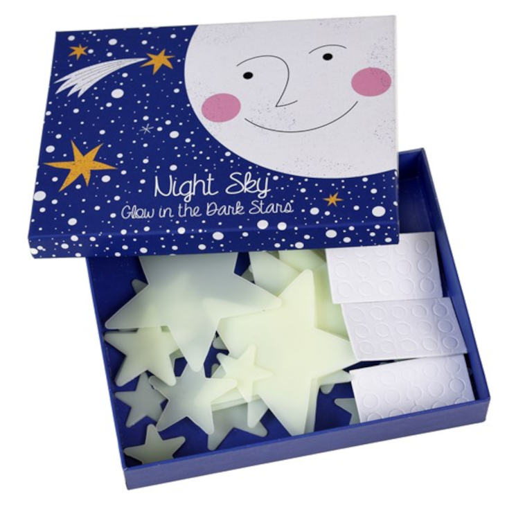 Fluoriszierende Sterne Night Sky