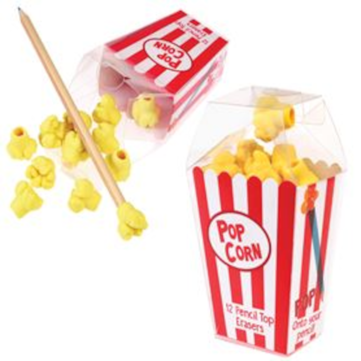 Radiergummi-Set Popcorn