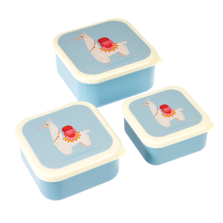 3-ER SET SNACKDOSEN LAMA