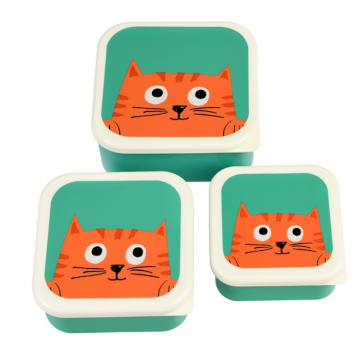 3-er Set Dosen für Snacks - Chester The Cat