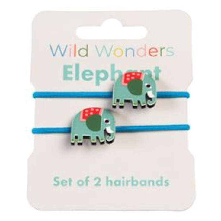 Haargummis Wild Wonders Elephant (2-ER SET)