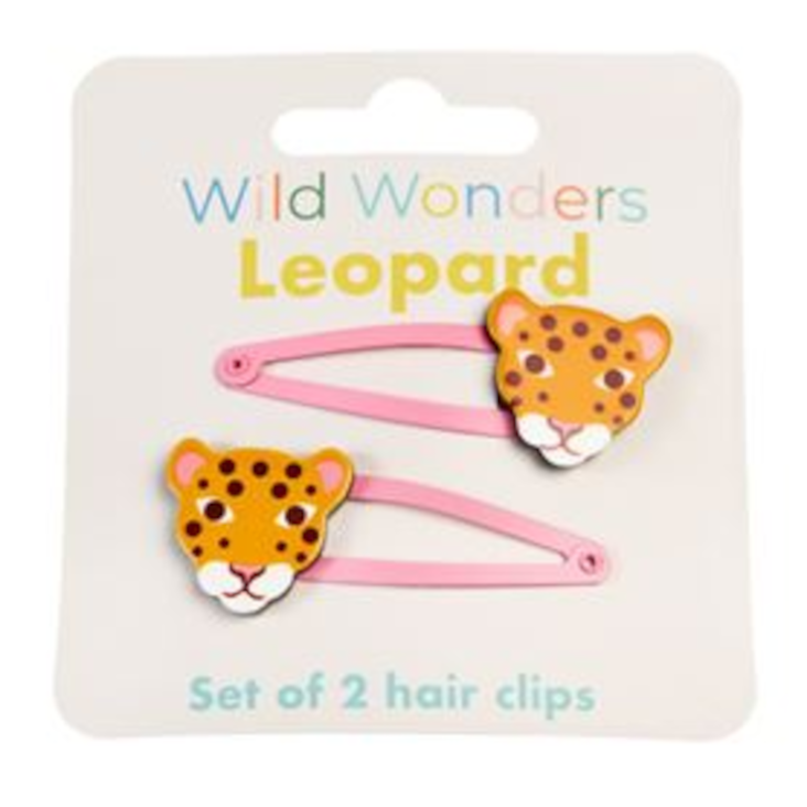 Haarclips Wild Wonders Leopard (2-ER SET)
