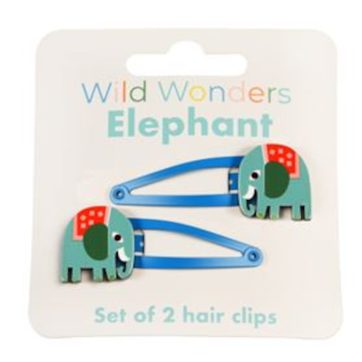 Haarclips Wild Wonders Elephant (2-ER SET)