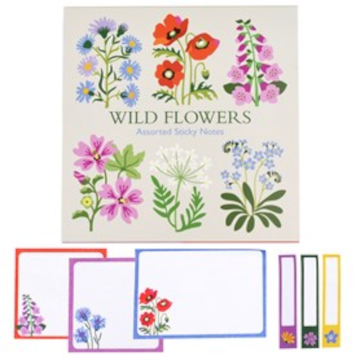 Wild Flowers Sticky Notes