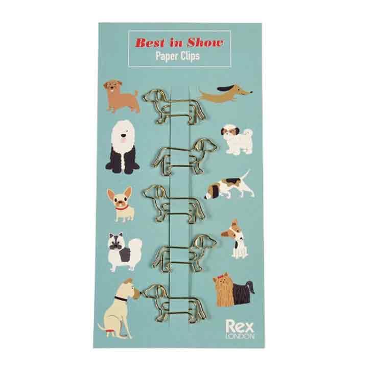 Dog paper clips (set of 5) - Best in Show