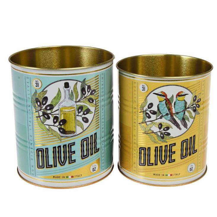 Aufbewahrungsdosen Olive Oil 2er-Set