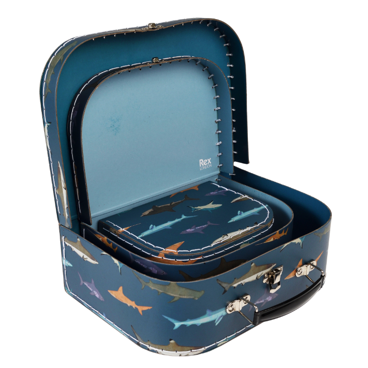 3-Teiliges Kofferset - Sharks