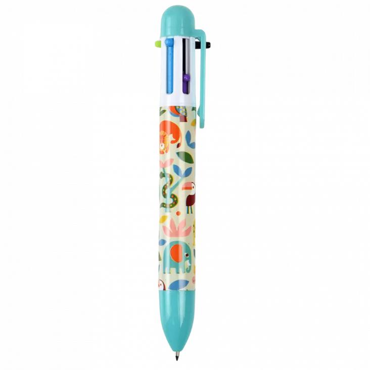 Sechsfarbiger Kugelschreiber - Wild Wonders - 0