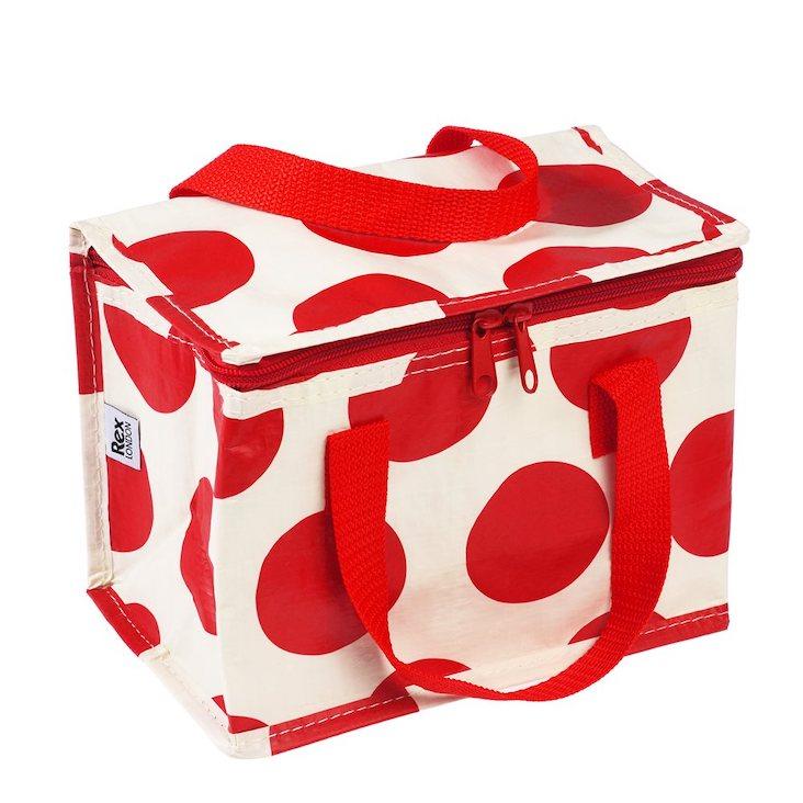 Lunch Bag - Spotlight Rot auf Weiss