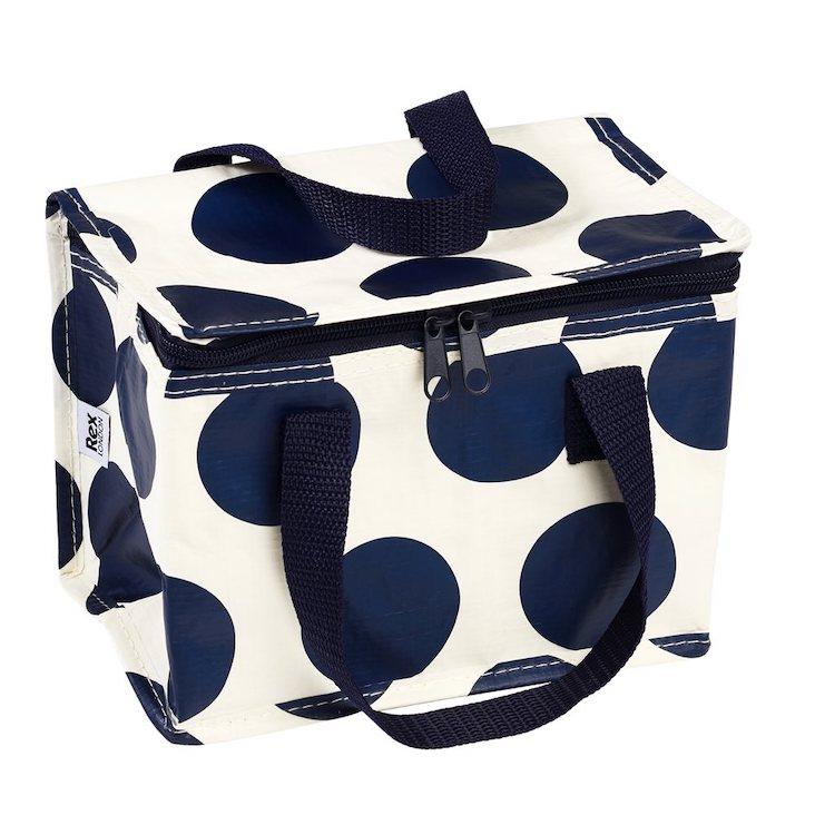 Lunch Bag - Spotlight Marineblau auf Creme
