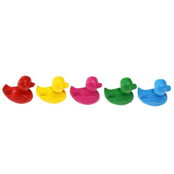 Wachsmalstifte in Entenform 5er-Set - 0