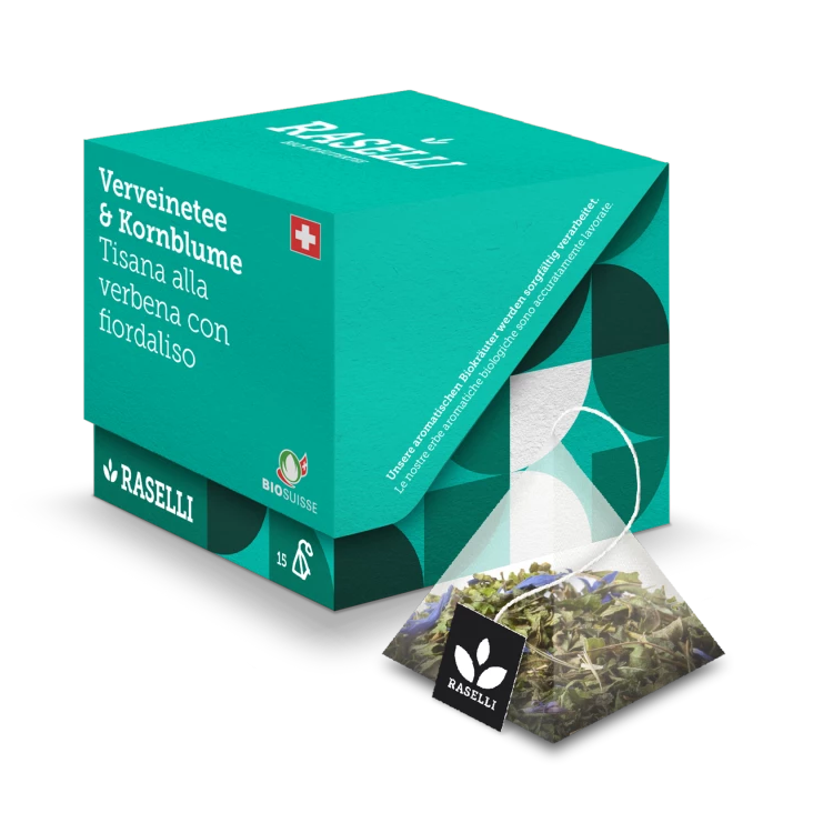 Bio Bergtee mit Verveine & Kornblumen