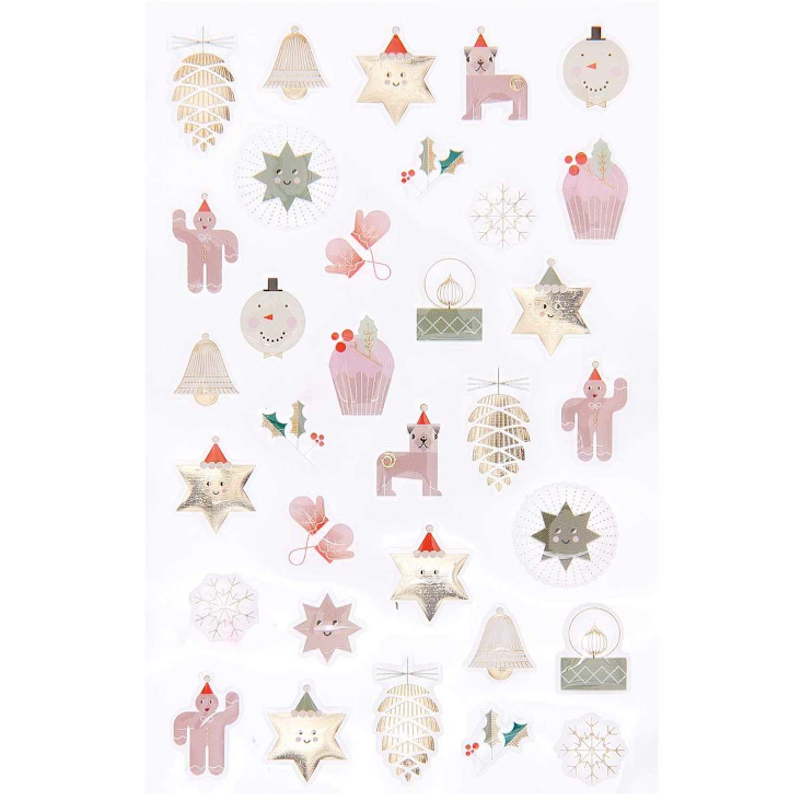 Gelsticker I love Christmas 1 Blatt