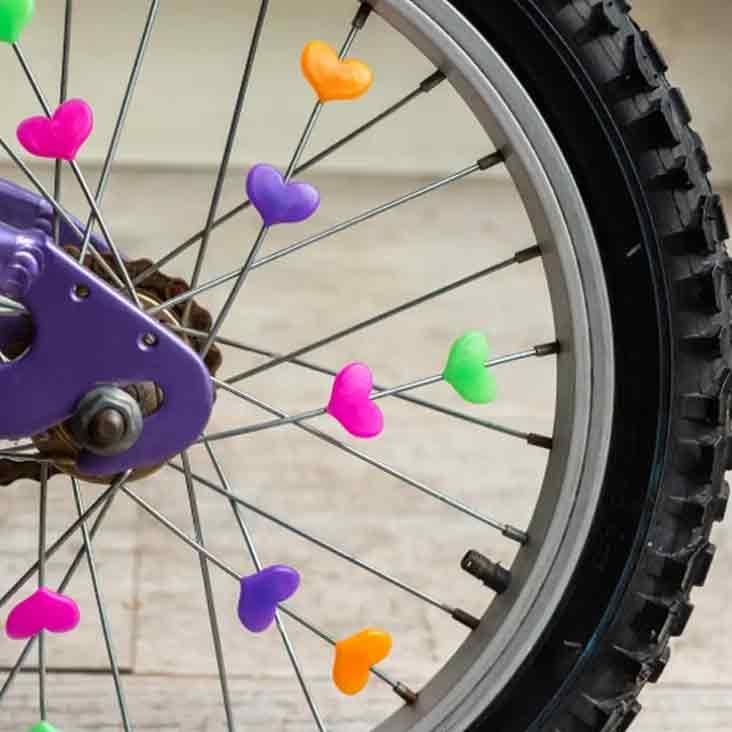 Bicycle spoke hearts