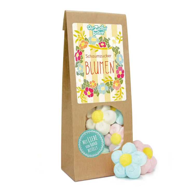 Wundertüte Schaumzucker Blumen