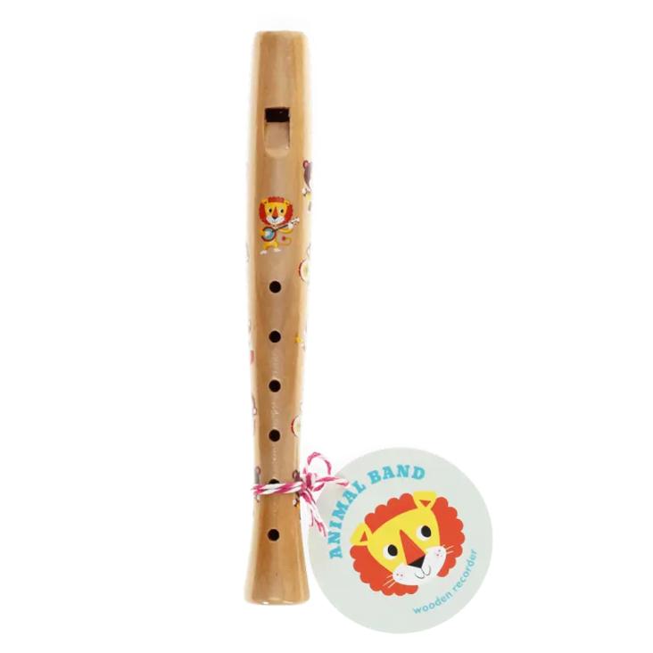 Holzblockflöte für Kinder - Tierband