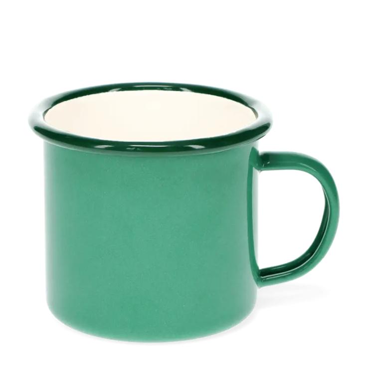 Emaille Becher 350ml - Grün