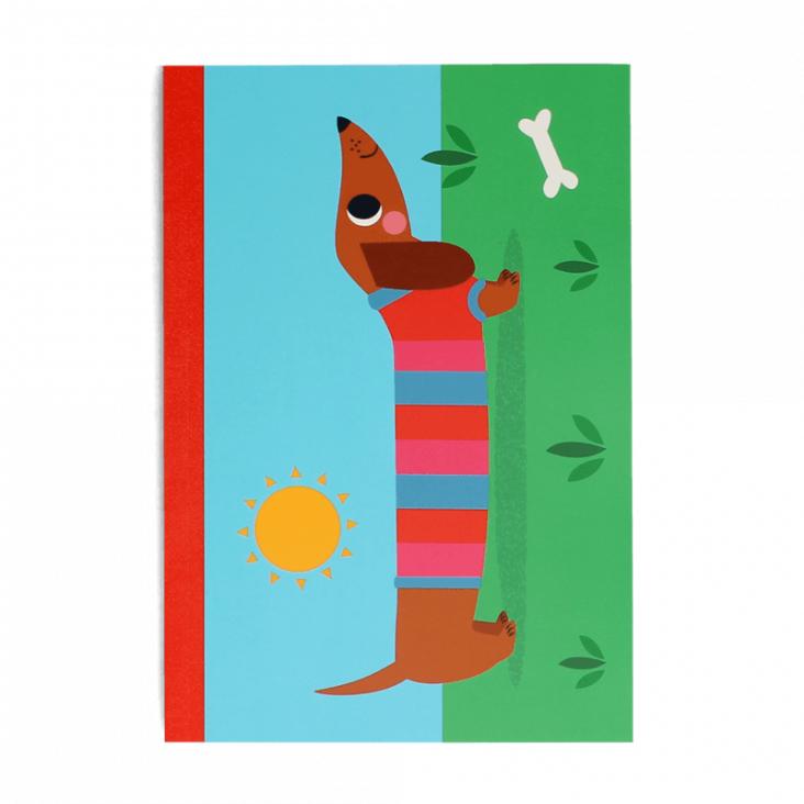 Notizbuch A5 - Sausage Dog