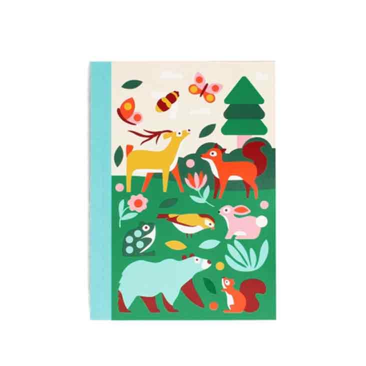 A6 notebook - Woodland