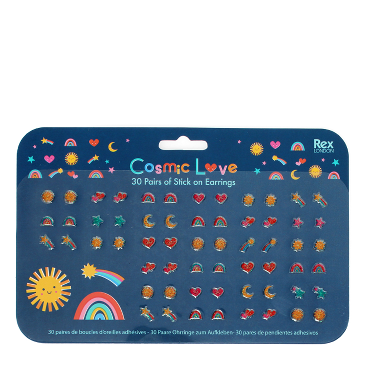 Ohhringe zum Aufkleben - Cosmic Love