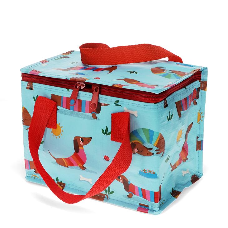 Lunch Bag - Sausage Dog (blue)