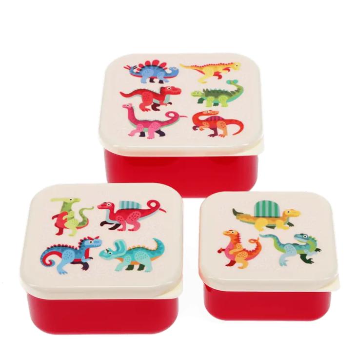 Snackboxen 3er-Set - Baby Dinos