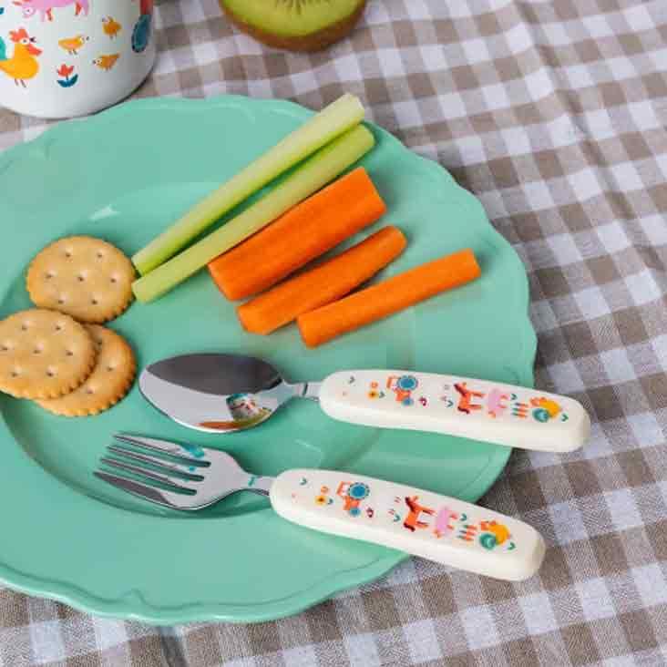 Children`s cutlery set - Farmyard - 0
