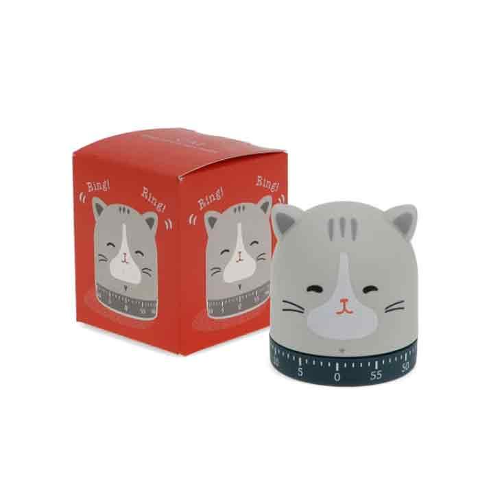 Wind-up kitchen timer - Cat