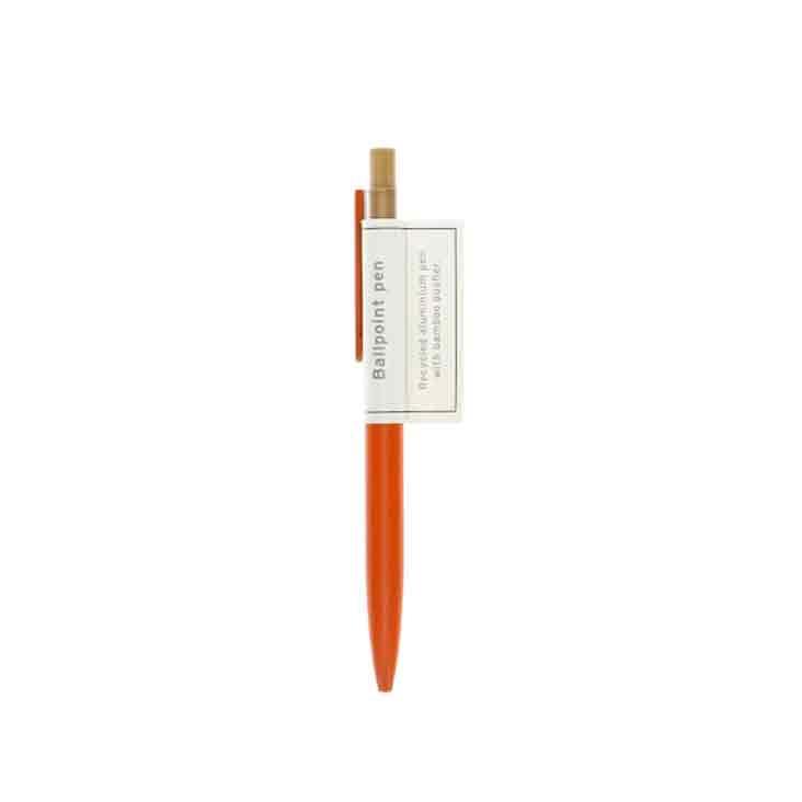 Recycled aluminium ballpoint pen - Orange