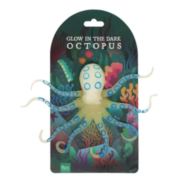 Glow in the dark squishy toy - Octopus