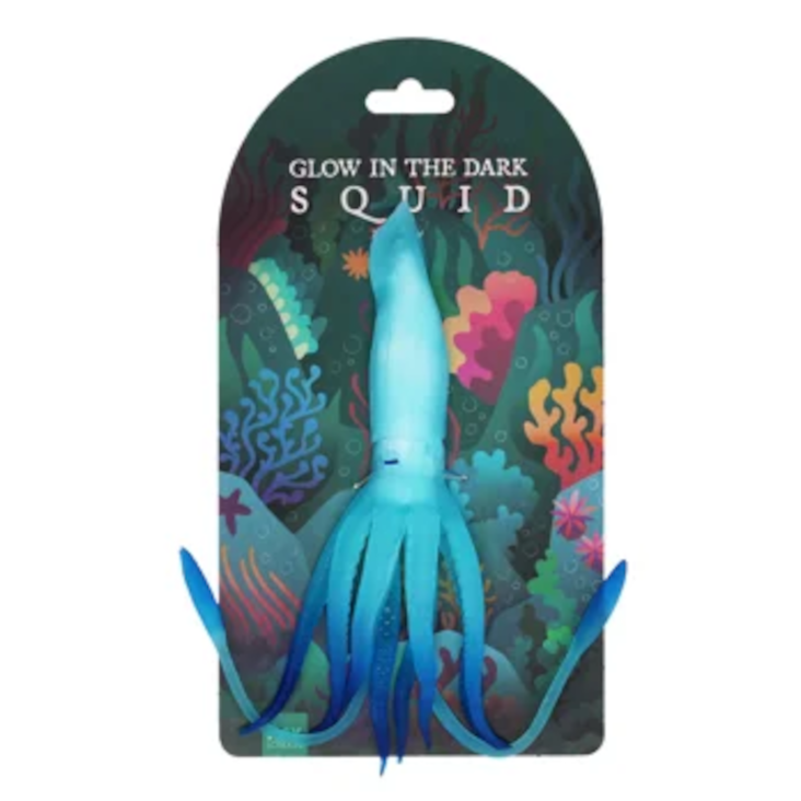 Glow in the dark squishy toy - Squid