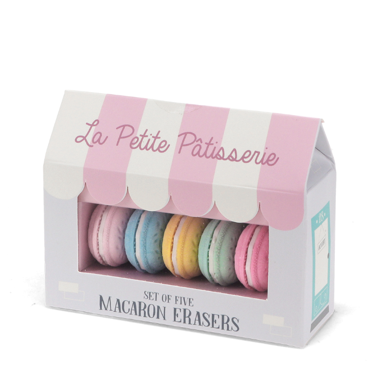Radiergummis (5-er Set) - Macarons