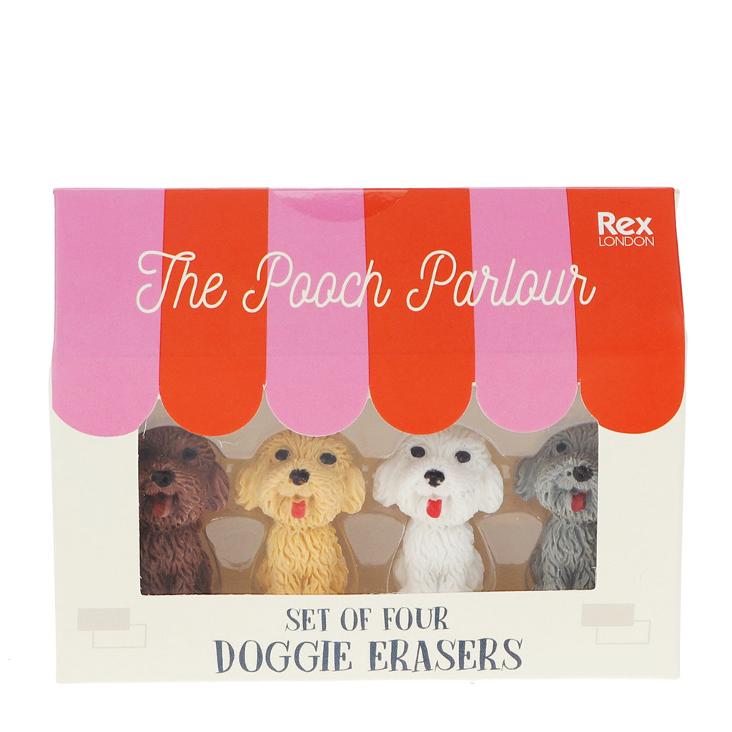 Radiergummis (4er-Set) - Pooch Parlour