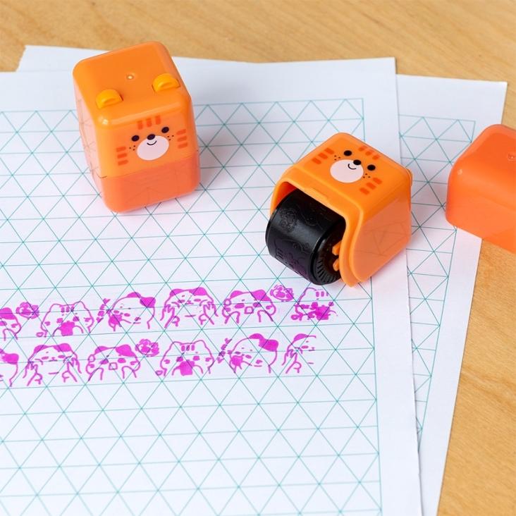 Roller-Stempel Katzen