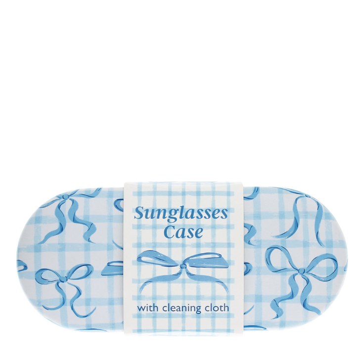 Sonnenbrillenetui – Blue Bows